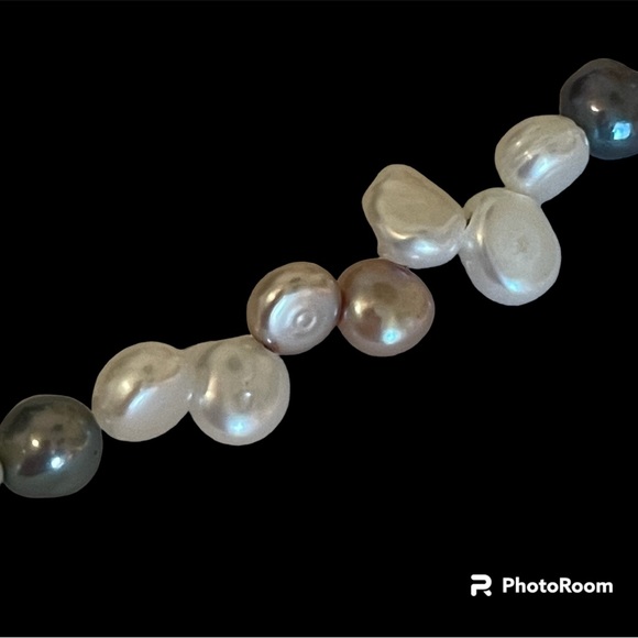 Freshwater Pearl / 925 Sterling Necklace - Picture 5 of 5